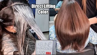 Direct lifting Color without Bleach Lashes Parlour Secret Method  Color Theory Part 2 [upl. by Airotahs655]