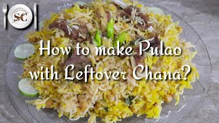 Chickpeas Pulao  Chana pulao  How to make Chickpeas Pulao [upl. by Ahseniuq621]