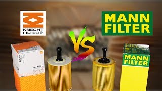 Mann vs Knecht  Oil Filter comparison [upl. by Natalina]