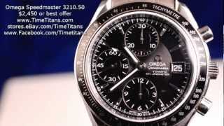 Omega Speedmaster Automatic Date 321050 COSC 40MM Black Screwback Full Set 1164 100M [upl. by Wang597]