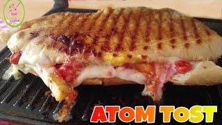 Evde Atom Tost Nasıl YapılırŞip Şak Hazırlanan Pizza Lezzetinde Doyurucu Atıştırmalıklar [upl. by Lenard]