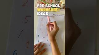 Easy Nursery Worksheet Ideas  Can your kid solve this [upl. by Kirshbaum]