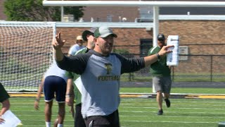 Former Preble star Brad Boockmeier looks to bring the sting back to Hornets football as head coach [upl. by Yecies]