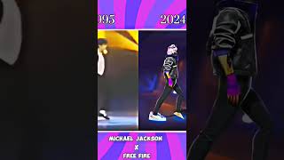 1995 vs 2024 Michael jackson X free fire [upl. by Inoek]