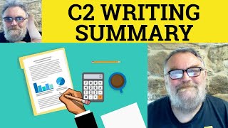 😎 Summary of a Text  C2 Writing  Correction of a Summary [upl. by Kriste]