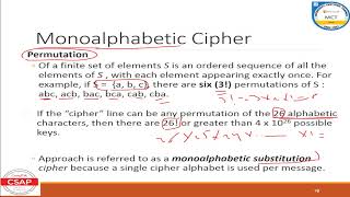 Monoalphabetic Cipher [upl. by Ecirtaeb362]