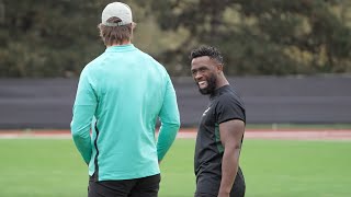 Springboks laugh and joke in final training session before Rugby World Cup final [upl. by Racso216]