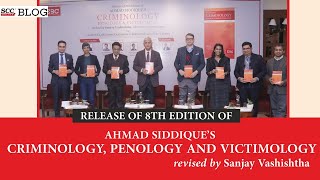 Book release of 8th edition of “Criminology Penology and Victimology” revised by Sanjay Vashishtha [upl. by Kenleigh]