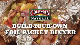 Sausage Potatoes and Veggie Foil Pack Recipe [upl. by Eckhardt]