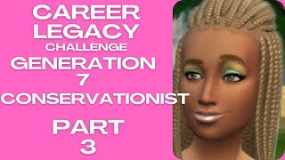 The sims 4  Career Legacy Challenge  Gen 7  Part 3 [upl. by Amsed]