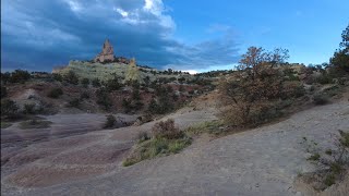 4k Virtual Hike  Incredible New Mexico Desert Landscape with Nature Sounds and Soothing Music [upl. by Rahcir792]