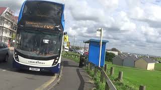 Stagecoach Coastliner bus route 700 seen in Lancing in West Sussex 29th September 2024 [upl. by Consuelo627]