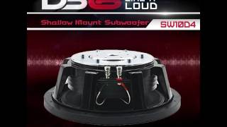 DS18 SW10D4 SHALLOW SUBWOOFER [upl. by Leinnad]