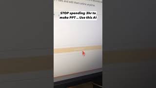 Easy Way To Create Presentations With AI [upl. by Sixela]