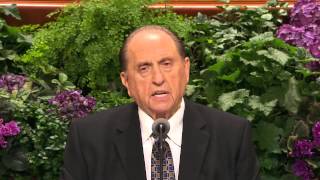 President Thoms S Monson Announces New Missionary Ages  182nd Semiannual LDS General Conference [upl. by Sybil]