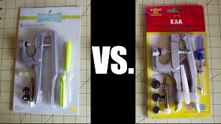 Babyville Vs KAM Snap Pliers Kit [upl. by Rosenkranz519]