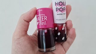 Holika Holika Water Drop Tint Bomb Swatches [upl. by Anomis242]