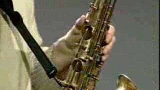 Tenor Saxophone D Major Scale [upl. by Ury]