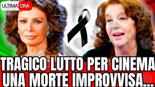 🔴 TRAGICO LUTTO CINEMA ITALIANO quotUNA MORTE IMPROVVISAquot FAN IN LACRIME [upl. by Ledda8]