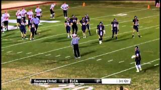 ELCA QB 20 Lane Timpson 2 yard TD run [upl. by Nnahaid407]