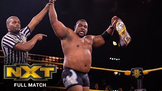 FULL MATCH  Roderick Strong vs Keith Lee – NXT North American Title Match WWE NXT Jan 22 2020 [upl. by Adoree695]