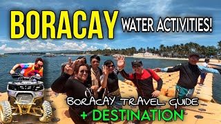 Boracay Water Activities with Travel Guide and Destination [upl. by Jacinthe]