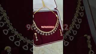 Gold replica neck set950necklace jewellery trend subscribe [upl. by Deraj407]