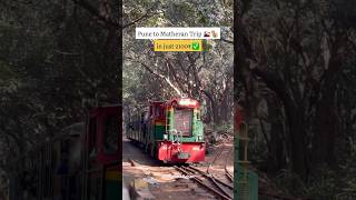 Matheran Trip in just 2100 🚂🐒 matheran pune mumbai matheranhillstation [upl. by Furey326]