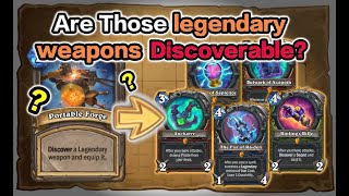 Are Those Legendary weapons Discoverable  Hearth Tech161 [upl. by Doherty]