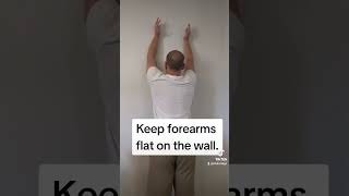 Shoulder Health Front Wall Slide for Serratus Anterior Activation [upl. by Mitch]