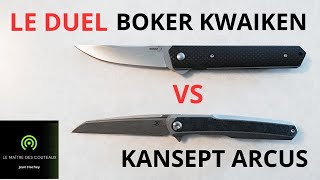 BOKER KWAIKEN VS KANSEPT ARCUS [upl. by Ona61]