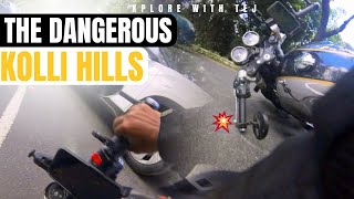 KOLLI HILLS TO YERCAUD DANGEROUS ride with 90 HAIRPIN BENDS🤯 TELUGU MOTOVLOGKOLLI HILLSYERCUAD [upl. by Heddy]