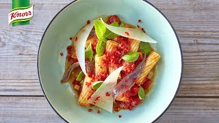 Pasta Arrabiata with Anchovies and Pecorino  UFS SEA [upl. by Ursulette]