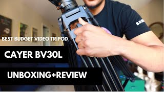 CAYER BV30L Video Tripod Review [upl. by Alfi883]