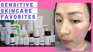 烂脸？晒伤？过敏毁容？如何护理敏感肌肤Sensitive Skin Care Routineamp Favorites [upl. by Alexine]