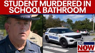 School shooting Student murdered in Maryland high school boys restroom  LiveNOW from FOX [upl. by Betta]