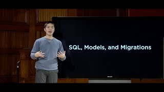 CS50W  Lecture 4  SQL Models and Migrations [upl. by Zillah264]