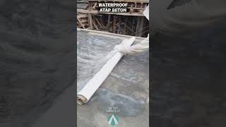 Cara waterproofing atap beton untuk menghindari kebocoran  Cara menggunakan sika top 107 [upl. by Fulvi744]