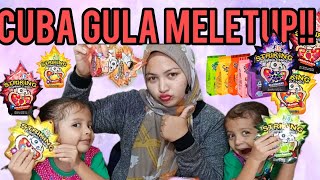 Adriana Dan Adriani Cuba Makan GulaGula Pelikk ‼️ Terus meletup dalam mulut [upl. by Ettezoj]