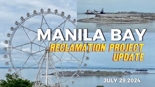 Manila Bay Reclamation Project  No More SM By The Bay  July 29 2024 Update [upl. by Emor]