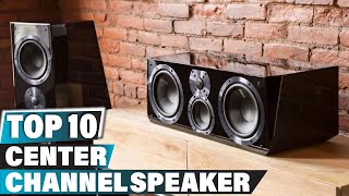 Best Center Channel Speaker In 2024  Top 10 Center Channel Speakers Review [upl. by Atinuhs539]