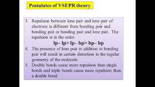 VSEPR THEORY04 Examples BF3BF4 NH3NH4H2O PCl5CIF3 SF4SF6IF7 Limitations of VSEPR theory [upl. by Anilehcim]