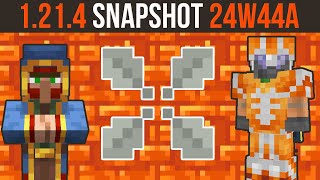 Minecraft 1214 Snapshot 24W44A  A Big Winter Drop Update [upl. by Dekeles]