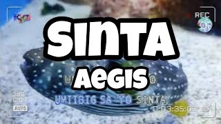 Sinta  Aegis karaoke [upl. by Sommer]