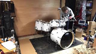 PDP Concept Series 7 piece Drum Kit UNBOXING and SET UP [upl. by Archibold]