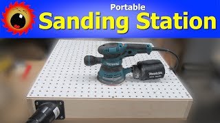 Simple Portable Sanding Station Downdraft Table [upl. by Eiliah409]