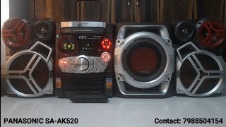 PANASONIC SAAK520 MINI HIFI MUSIC SYSTEM [upl. by Cookie]