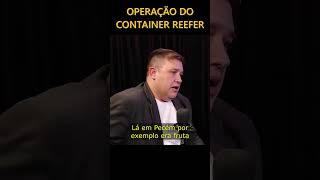 COMO É A OPERAÇÃO DE CONTAINER REEFER I Tecnologia Portuária I shorts porto [upl. by Toms]