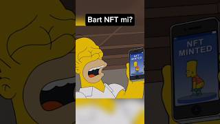 Bart NFT mi oldu shorts keşfet thesimpsons çizgifilm [upl. by Ankeny61]