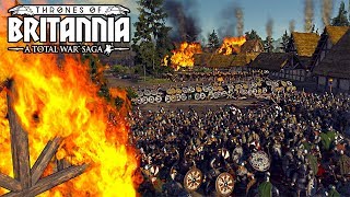 The Greatest Total War Thrones Of Britannia Siege Battle [upl. by Eletnahs]